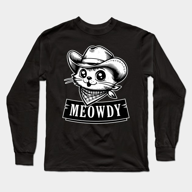 Meowdy Long Sleeve T-Shirt by zoljo